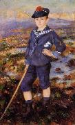 Pierre-Auguste Renoir Jeune garcon sur la plage dYport oil painting picture wholesale